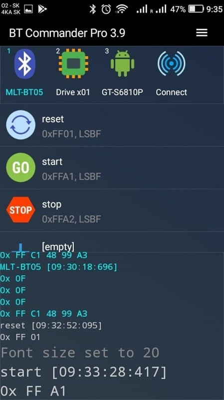 Illustration of a Bluetooth connection between two devices.