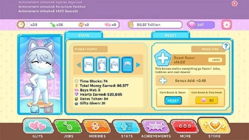 Blush Blush APK Free - Hình ảnh nhân vật