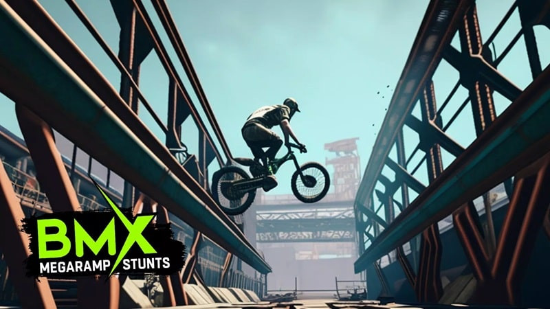 BMX Megaramp Stunts Android gameplay