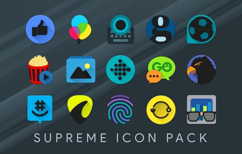 Bộ icon Supreme Icon Pack cho Android