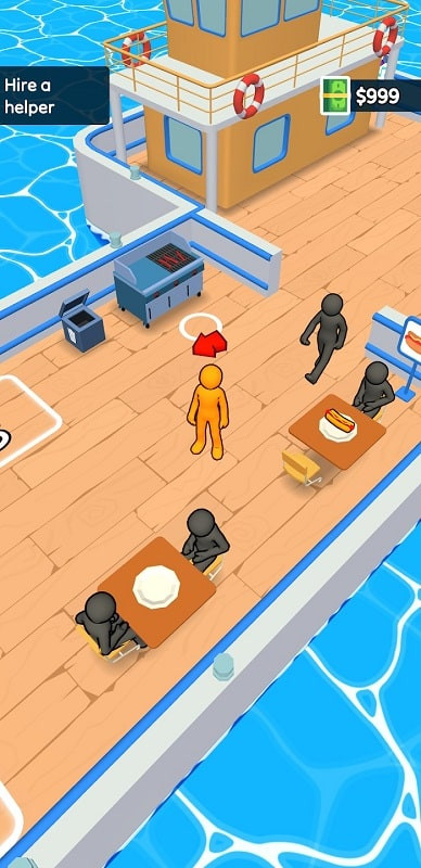 Hiring Assistants in Boat Venture MOD APK