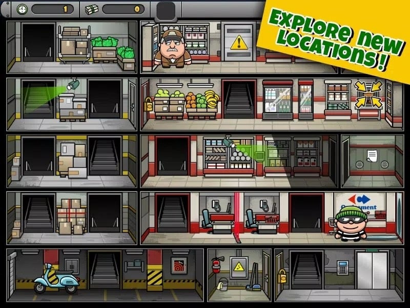 Bob The Robber 4 Gameplay Screenshot