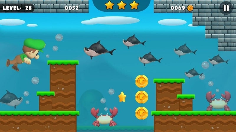 Bob World Adventure 3D Gameplay Screenshot