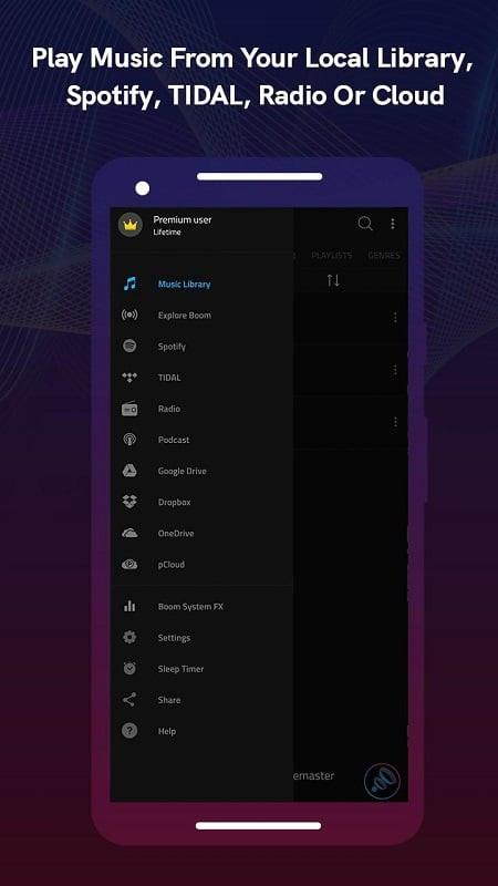 Boom Music Player Screenshot