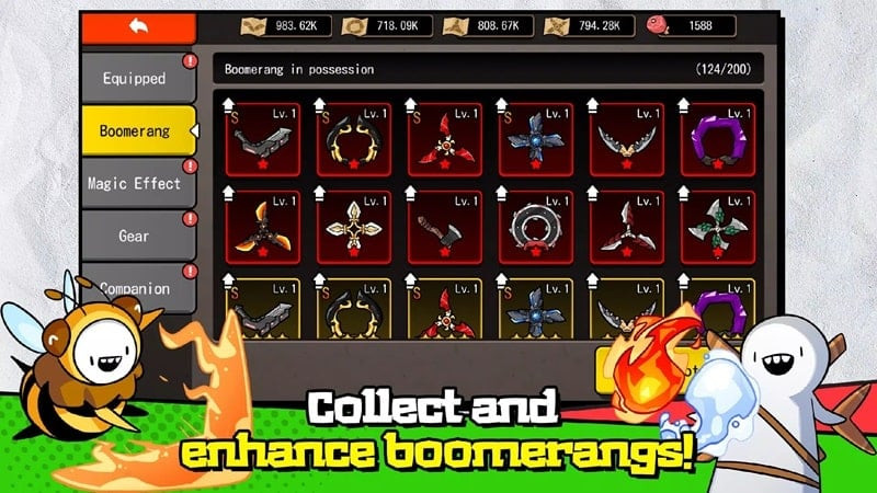 Boomerang RPG download screen on MODCOMBO