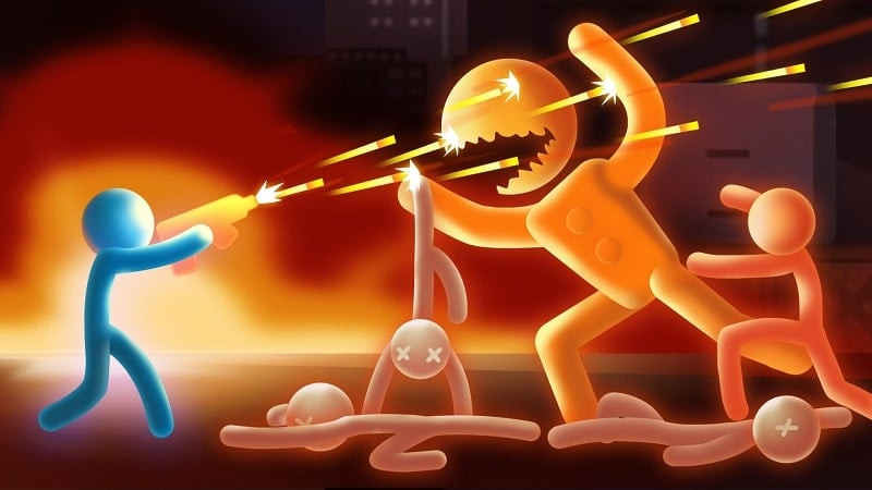 Boss Stickman MOD APK screenshot