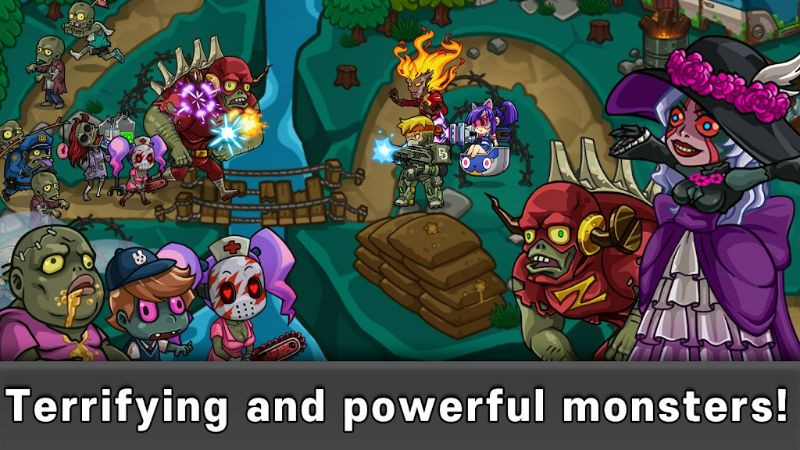 Boss Zombie trong Heroes Defense: Attack Zombie