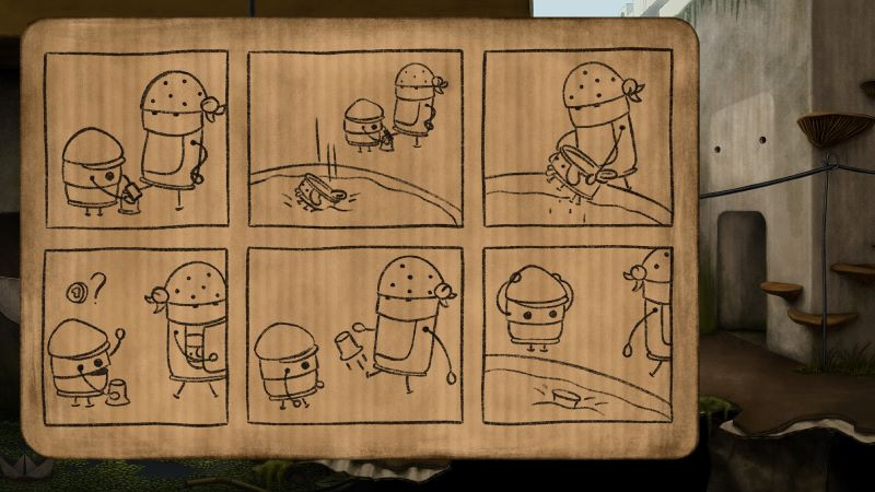 Example of a puzzle drawing in Boxville