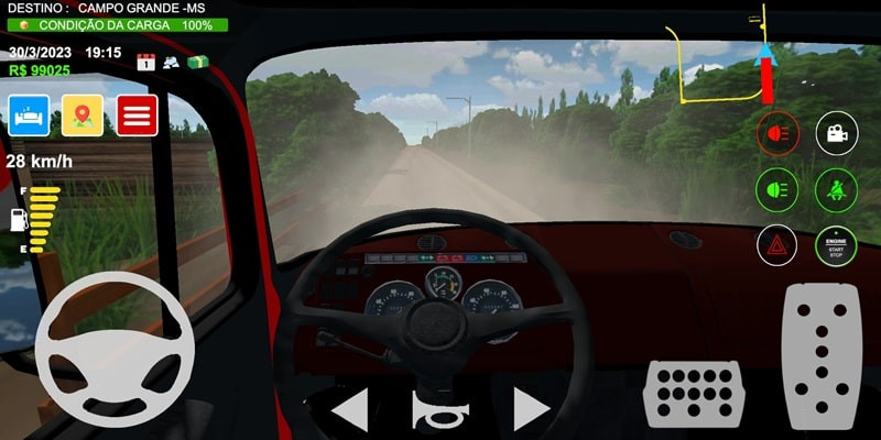 BR Truck 2 MOD APK cargo loading screen