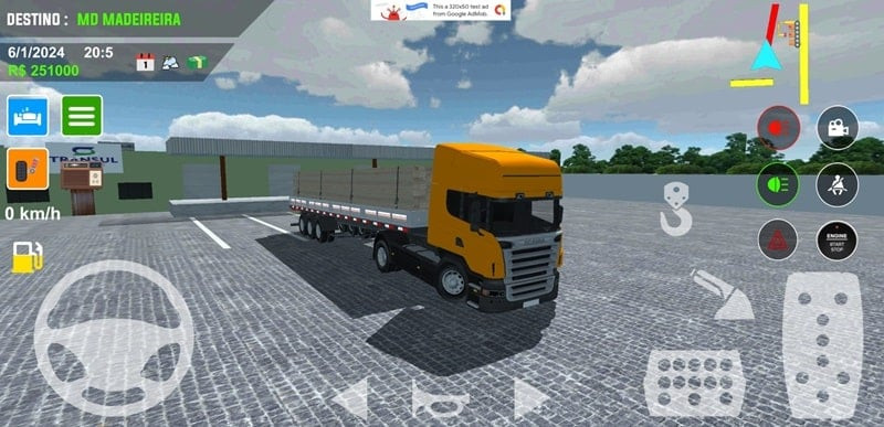 BR Truck 2 MOD APK truck maintenance screen