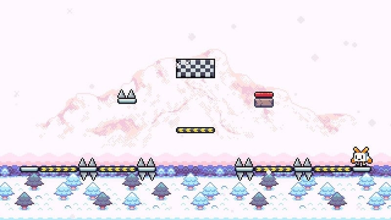 Brave Run screenshot showing a spring