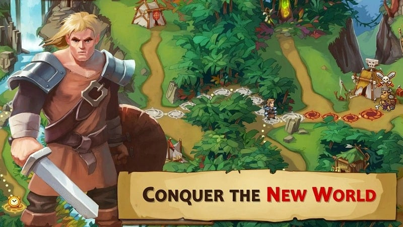 Braveland Heroes MOD APK - Tuyển mộ chiến binh