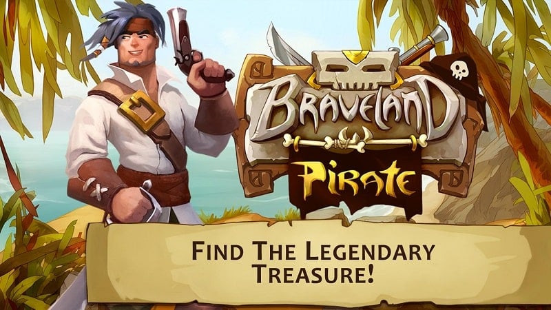 Braveland Pirate MOD APK Download Screen