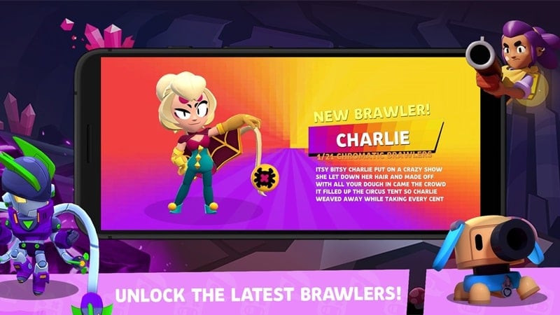 Opening boxes in Brawl Box Stars Simulator MOD APK