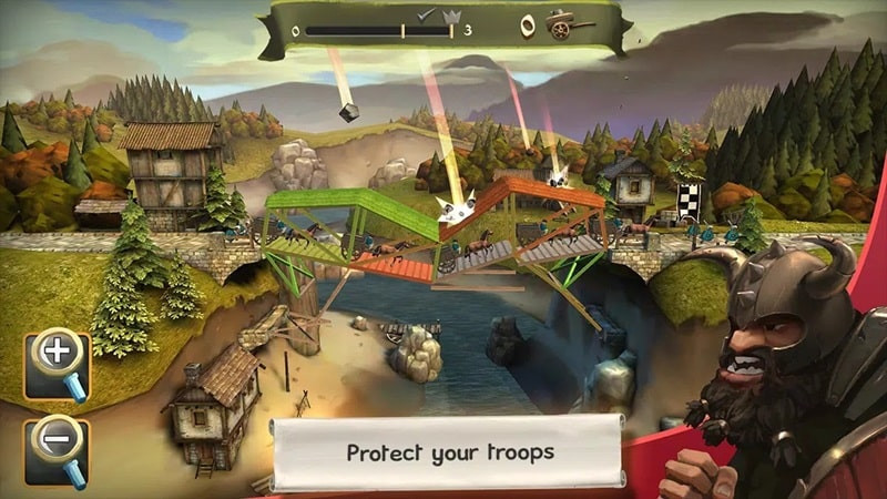 Bridge Constructor Medieval APK screenshot