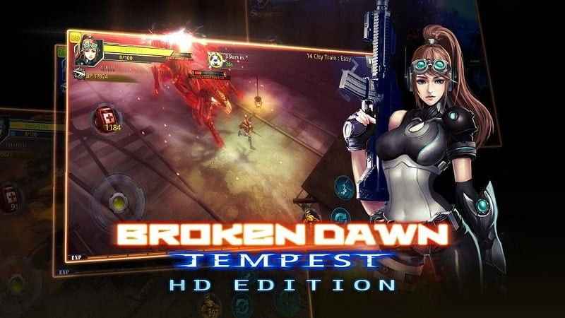 Broken Dawn: Tempest HD hero selection screen