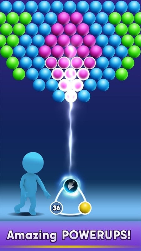 Colorful bubbles in Bubble Shooter Pro 2023