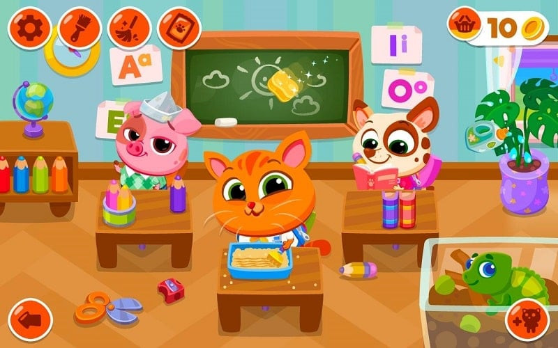 Bubbu School MOD Vô Hạn Tiền