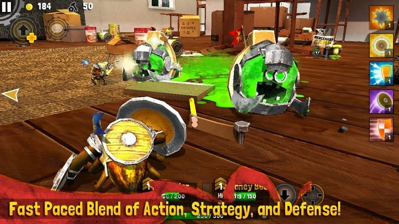 Bug Heroes 2 Premium MOD APK hero selection