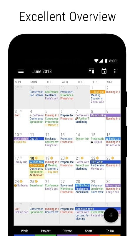 Business Calendar 2 Pro MOD APK screenshot