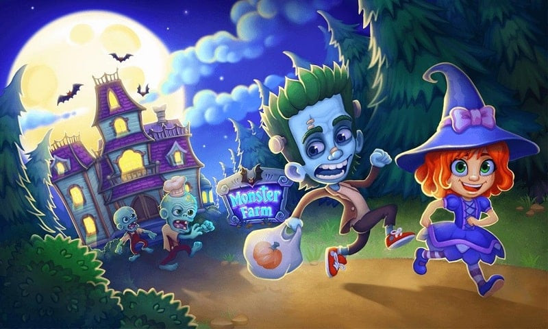 Various monsters in Monster Farm MOD APK