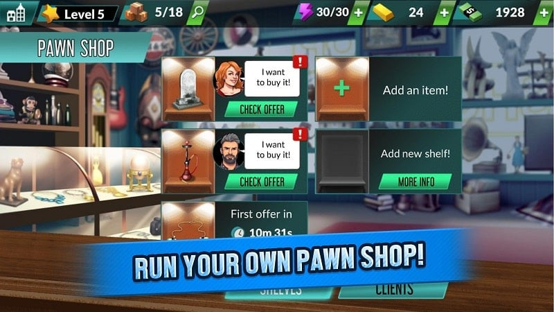 Characters in Bid Wars 2: Pawn Shop