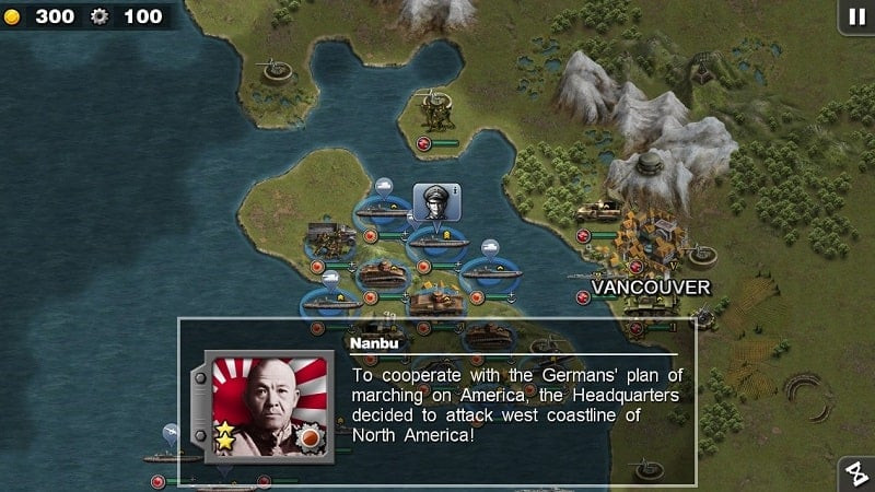 Generals in Glory of Generals: Pacific