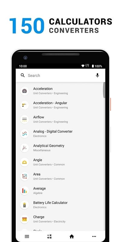 CalcKit MOD APK in Landscape Mode