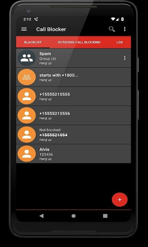 Call Blocker MOD APK Blocking a Call