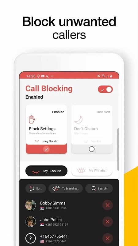 CallMaster MOD APK features