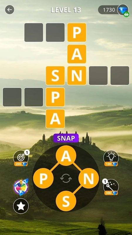 Calming Crosswords MOD APK Scenery Example