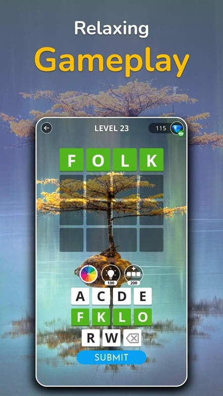 Calming Word Guess MOD APK Screenshot