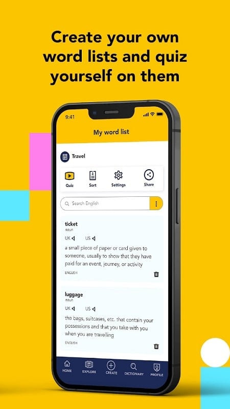 Cambridge Dictionary Plus MOD APK Features