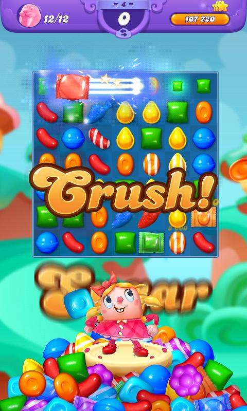 Candy Crush Friends Saga level map screenshot