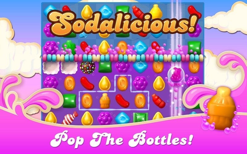 Candy Crush Soda Saga MOD APK screenshot