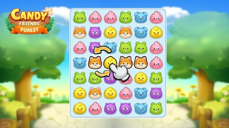 Candy Friends Forest - Khám phá khu rừng kẹo ngọt