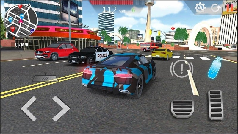 Customized car in Car Real Simulator mod apk