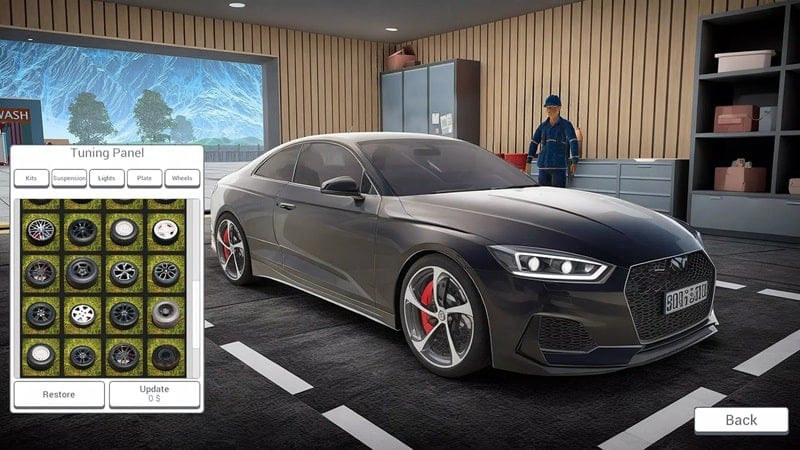 Car Saler Simulator Dealership MOD APK interface