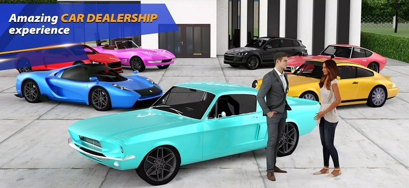 Negotiating with customers in Car Sales & Drive Simulator 24