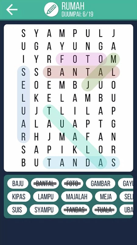 Cari Kata Baru Android Gameplay