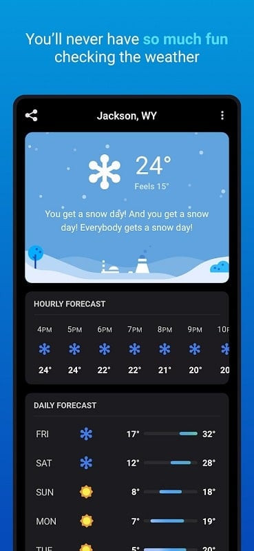 CARROT Weather miễn phí trên Android