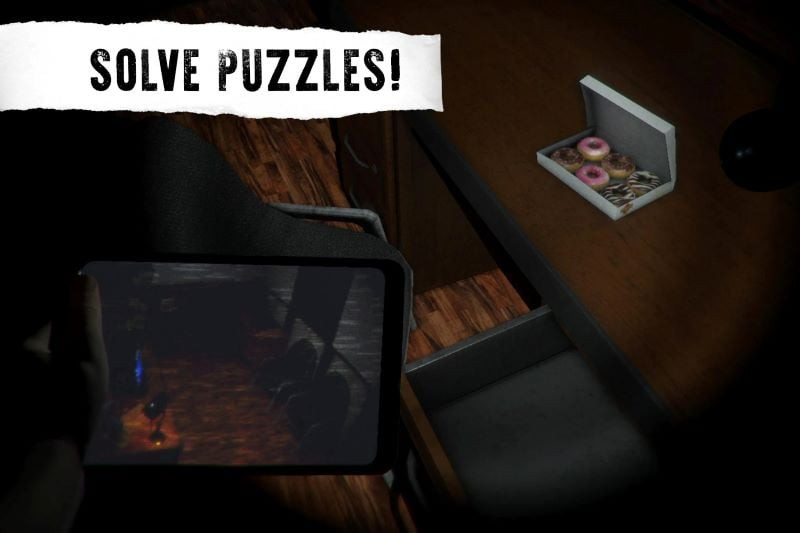 CASE: Animatronics screenshot showing the in-game tablet