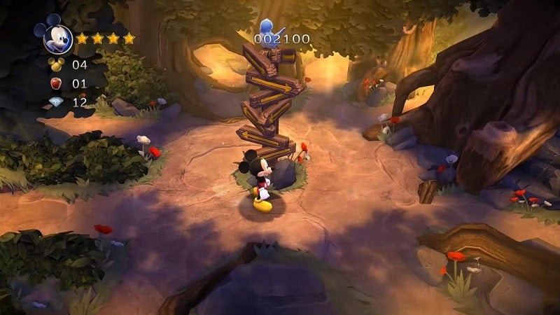 Castle of Illusion enemy encounter screenshot