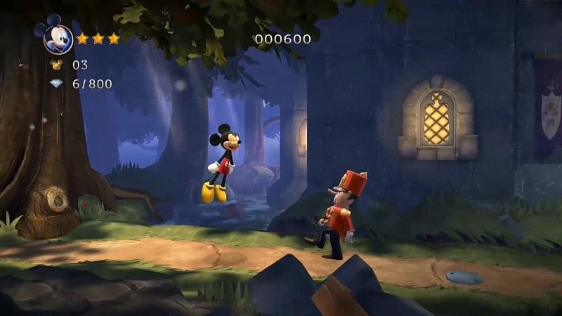 Castle of Illusion distorted environment screenshot