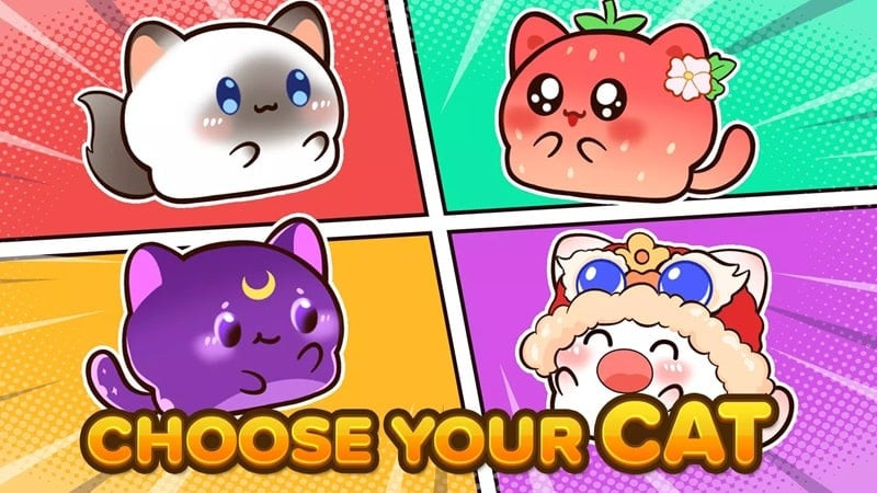 Cat Adventure MOD APK battle screenshot