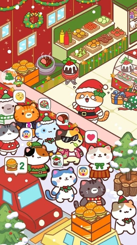 Cat Cooking Bar MOD APK cat chef team