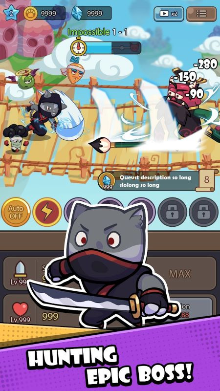 Cat Legend Idle RPG Customization