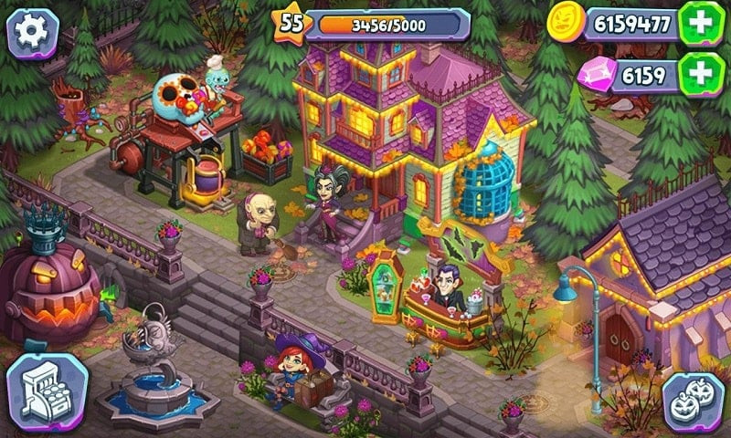 Strange crops in Monster Farm MOD APK