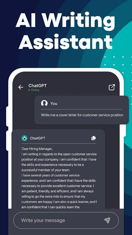 ChatGPT MOD APK - Voice input functionality