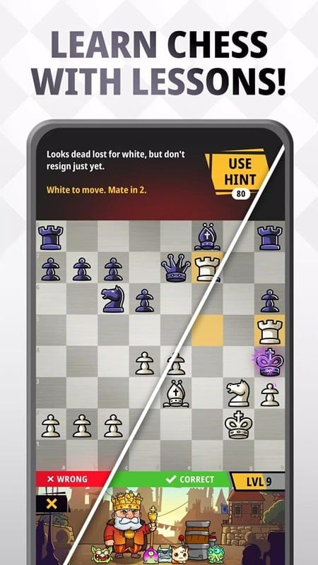 Various game modes in Chess Universe APK